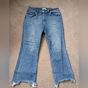 Loveret By Vervet Blue Distressed Women's Jeans